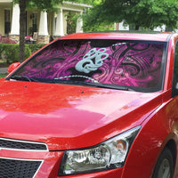 Maori Matariki Manaia Mawhero Auto Sun Shade Maori Kowhaiwhai Pattern Galaxy LT01 - Polynesian Pride