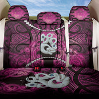 Maori Matariki Manaia Mawhero Back Car Seat Cover Maori Kowhaiwhai Pattern Galaxy LT01 One Size Pink - Polynesian Pride