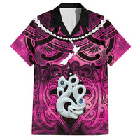 Personalised Maori Matariki Manaia Mawhero Hawaiian Shirt Maori Kowhaiwhai Pattern Galaxy