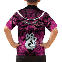 Personalised Maori Matariki Manaia Mawhero Hawaiian Shirt Maori Kowhaiwhai Pattern Galaxy