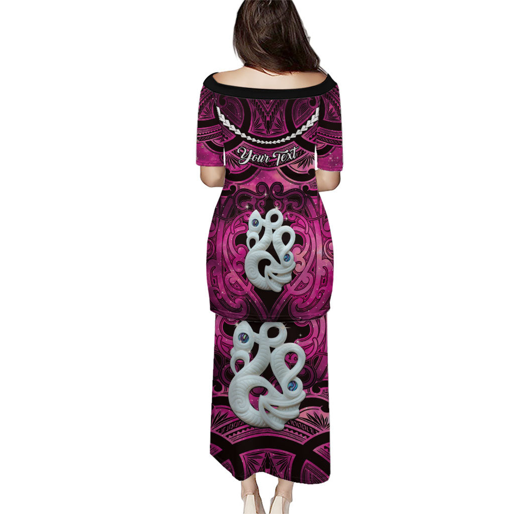 Personalised Maori Matariki Manaia Mawhero Puletasi Maori Kowhaiwhai Pattern Galaxy LT01 - Polynesian Pride