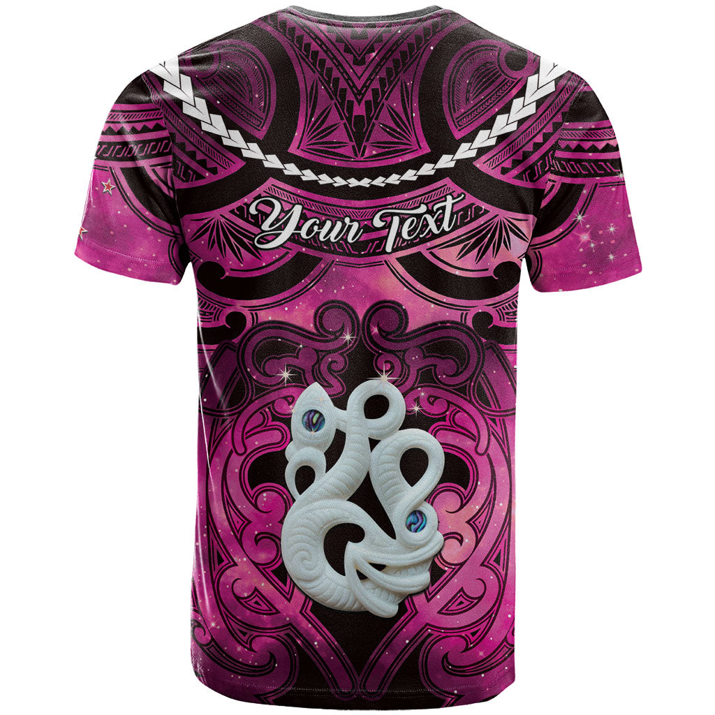 Personalised Maori Matariki Manaia Mawhero T Shirt Maori Kowhaiwhai Pattern Galaxy LT01 - Polynesian Pride