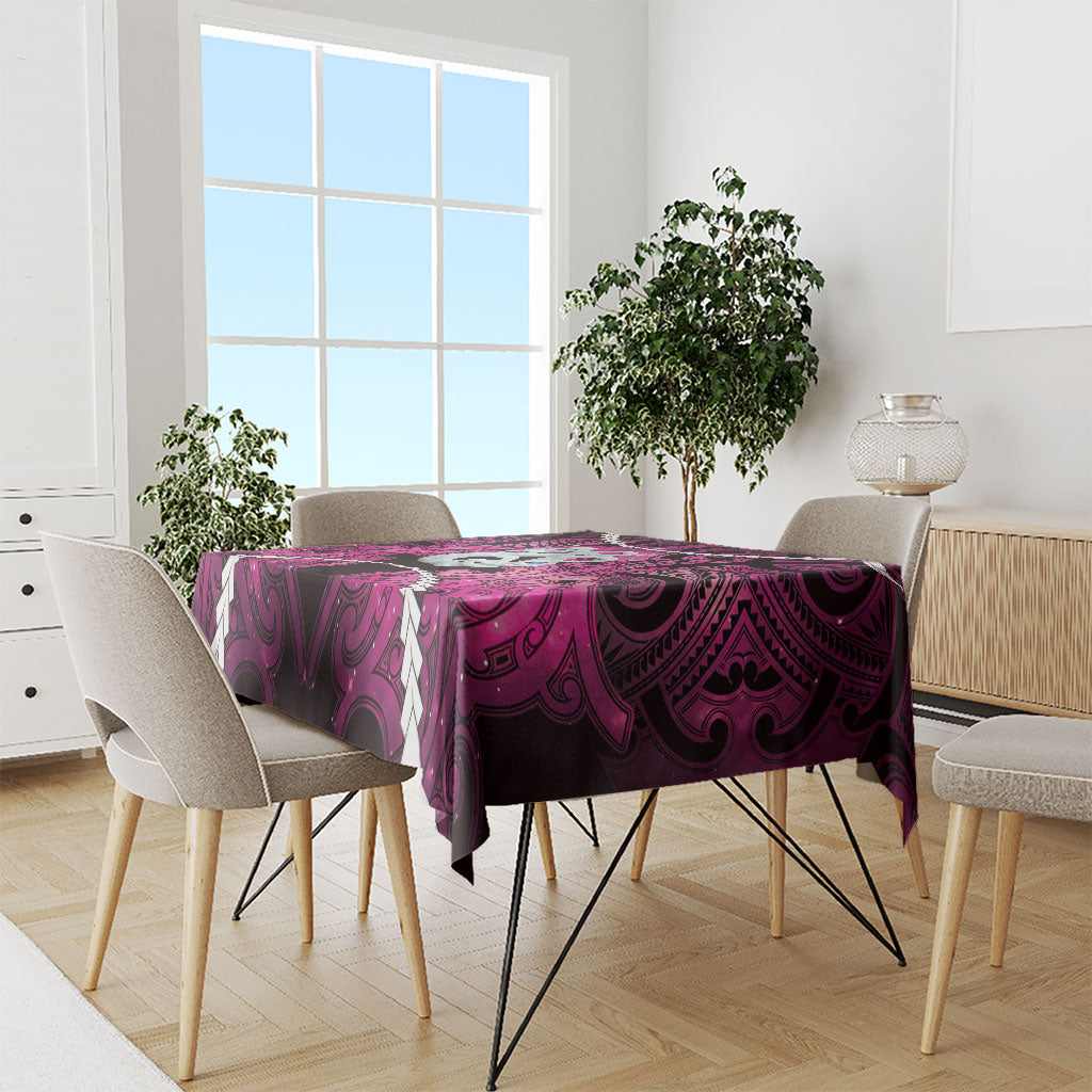 Maori Matariki Manaia Mawhero Tablecloth Maori Kowhaiwhai Pattern Galaxy LT01 - Polynesian Pride
