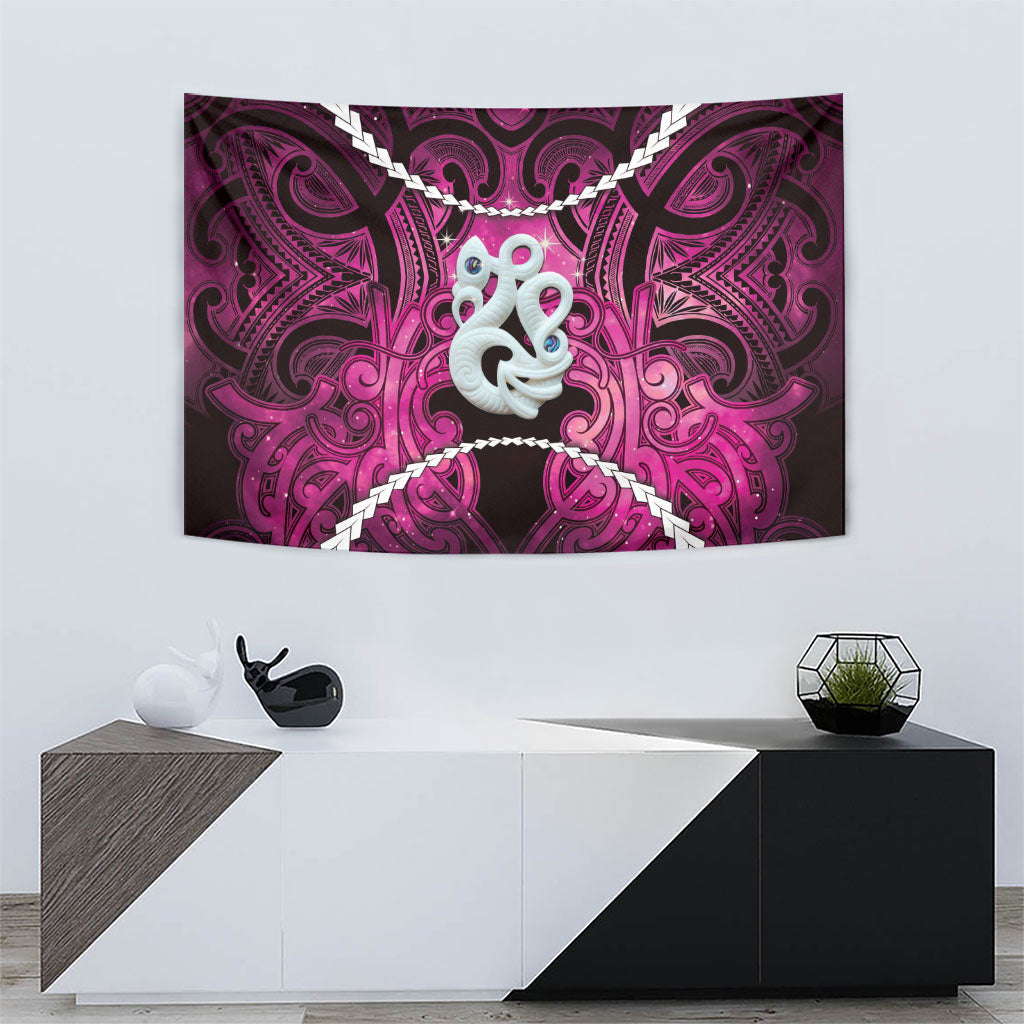 Maori Matariki Manaia Mawhero Tapestry Maori Kowhaiwhai Pattern Galaxy LT01 - Polynesian Pride