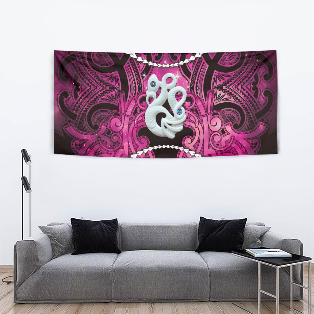 Maori Matariki Manaia Mawhero Tapestry Maori Kowhaiwhai Pattern Galaxy LT01 - Polynesian Pride