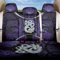 Maori Matariki Manaia Waiporoporo Back Car Seat Cover Maori Kowhaiwhai Pattern Galaxy LT01 One Size Purple - Polynesian Pride