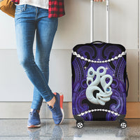 Maori Matariki Manaia Waiporoporo Luggage Cover Maori Kowhaiwhai Pattern Galaxy LT01 - Polynesian Pride