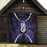 Maori Matariki Manaia Waiporoporo Quilt Maori Kowhaiwhai Pattern Galaxy LT01 - Polynesian Pride