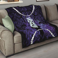 Maori Matariki Manaia Waiporoporo Quilt Maori Kowhaiwhai Pattern Galaxy LT01 - Polynesian Pride