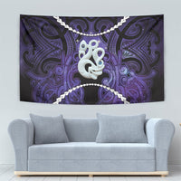 Maori Matariki Manaia Waiporoporo Tapestry Maori Kowhaiwhai Pattern Galaxy LT01 - Polynesian Pride