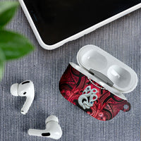 Maori Matariki Manaia Whero AirPods Case Maori Kowhaiwhai Pattern Galaxy LT01 - Polynesian Pride
