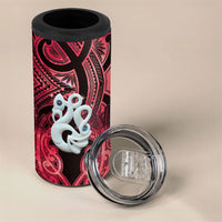 Personalised Maori Matariki Manaia Whero 4 in 1 Can Cooler Tumbler Maori Kowhaiwhai Pattern Galaxy LT01 - Polynesian Pride