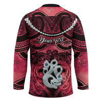 Personalised Maori Matariki Manaia Whero Hockey Jersey Maori Kowhaiwhai Pattern Galaxy LT01 - Polynesian Pride