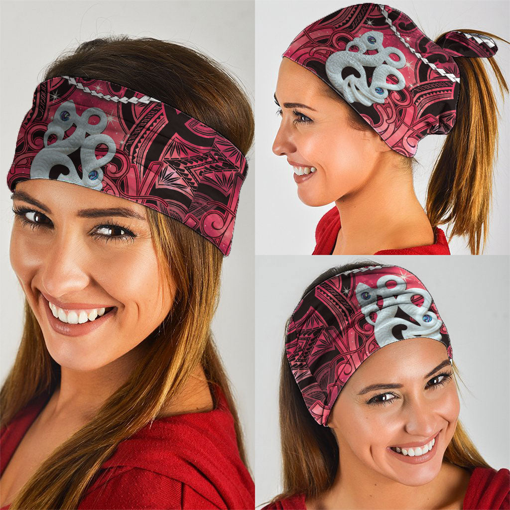 Maori Matariki Manaia Whero Neck Gaiter Maori Kowhaiwhai Pattern Galaxy LT01 - Polynesian Pride