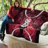 Maori Matariki Manaia Whero Quilt Maori Kowhaiwhai Pattern Galaxy LT01 - Polynesian Pride