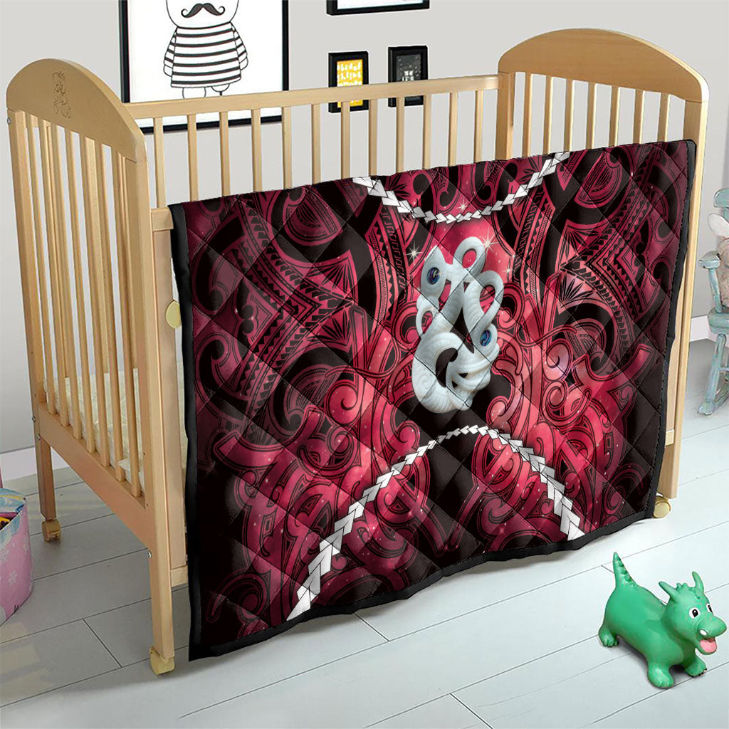 Maori Matariki Manaia Whero Quilt Maori Kowhaiwhai Pattern Galaxy LT01 - Polynesian Pride