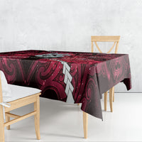 Maori Matariki Manaia Whero Tablecloth Maori Kowhaiwhai Pattern Galaxy LT01 - Polynesian Pride