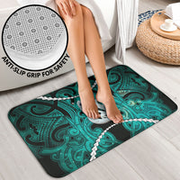 Maori Matariki Manaia Turquoise Bathroom Set Maori Kowhaiwhai Pattern Galaxy LT01 - Polynesian Pride
