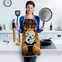Maori Matariki Manaia Kowhai Apron Maori Kowhaiwhai Pattern Galaxy LT01 - Polynesian Pride