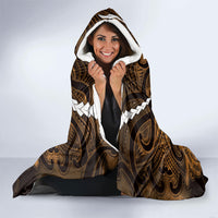 Maori Matariki Manaia Kowhai Hooded Blanket Maori Kowhaiwhai Pattern Galaxy LT01 - Polynesian Pride