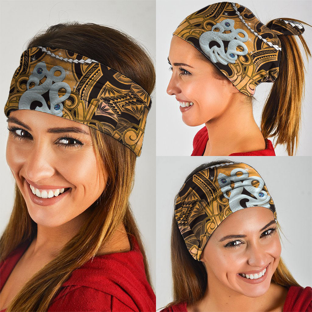 Maori Matariki Manaia Kowhai Neck Gaiter Maori Kowhaiwhai Pattern Galaxy LT01 - Polynesian Pride