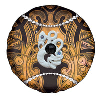 Maori Matariki Manaia Kowhai Spare Tire Cover Maori Kowhaiwhai Pattern Galaxy LT01 - Polynesian Pride