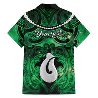 Personalised Maori Matariki Hei Matau Kakariki Family Matching Long Sleeve Bodycon Dress and Hawaiian Shirt Maori Kowhaiwhai Pattern Galaxy LT01 - Polynesian Pride