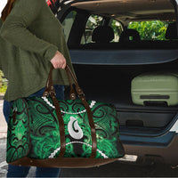 Maori Matariki Hei Matau Kakariki Travel Bag Maori Kowhaiwhai Pattern Galaxy LT01 - Polynesian Pride