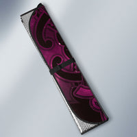 Maori Matariki Hei Matau Mawhero Auto Sun Shade Maori Kowhaiwhai Pattern Galaxy LT01 - Polynesian Pride