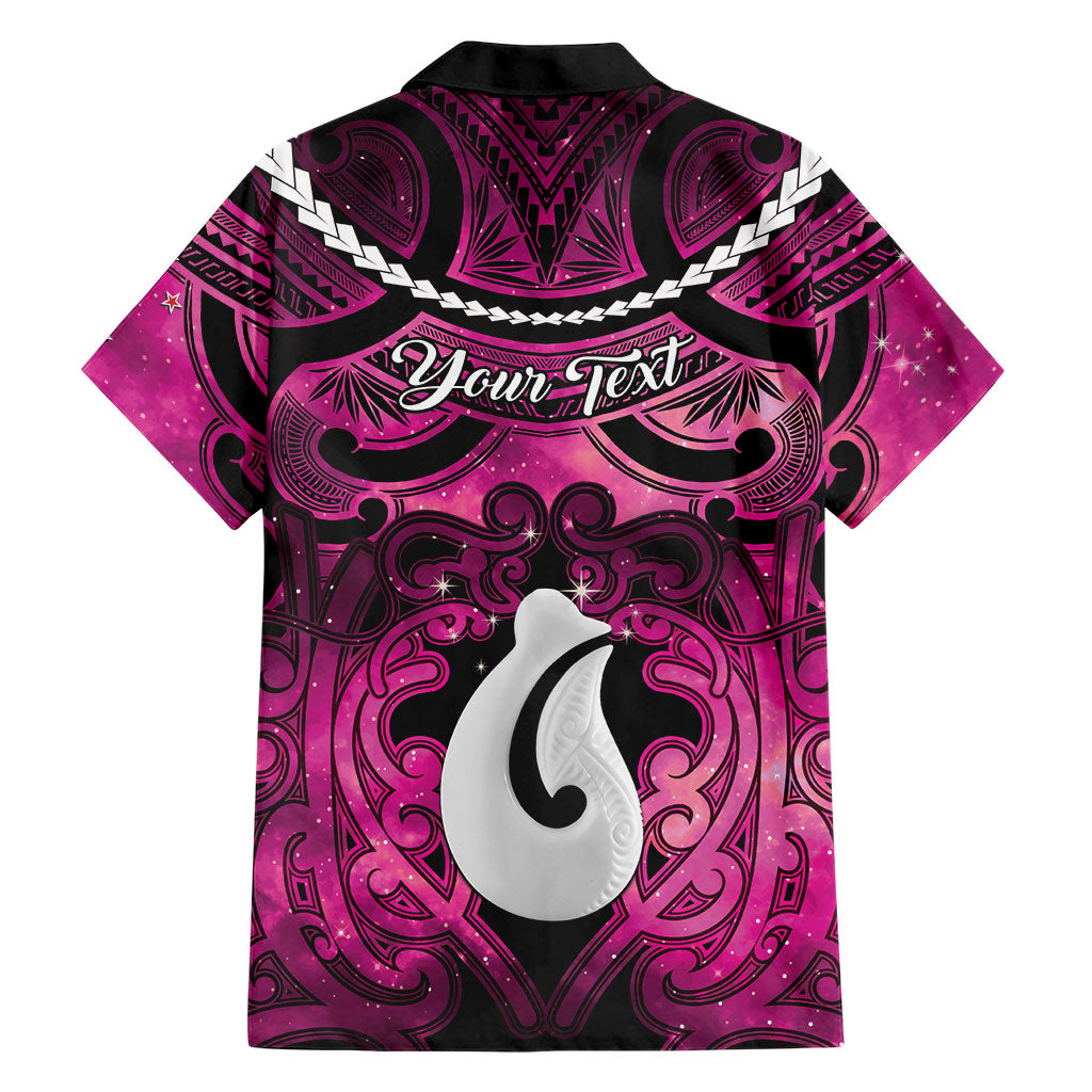 Personalised Maori Matariki Hei Matau Mawhero Hawaiian Shirt Maori Kowhaiwhai Pattern Galaxy LT01 - Polynesian Pride