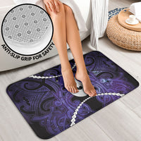 Maori Matariki Hei Matau Waiporoporo Bathroom Set Maori Kowhaiwhai Pattern Galaxy LT01 - Polynesian Pride
