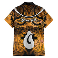 Personalised Maori Matariki Hei Matau Kowhai Family Matching Mermaid Dress and Hawaiian Shirt Maori Kowhaiwhai Pattern Galaxy LT01 - Polynesian Pride