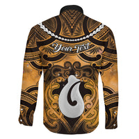 Personalised Maori Matariki Hei Matau Kowhai Family Matching Summer Maxi Dress and Hawaiian Shirt Maori Kowhaiwhai Pattern Galaxy LT01 - Polynesian Pride
