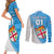 Custom Fiji Rugby Couples Matching Short Sleeve Bodycon Dress and Long Sleeve Button Shirts Come On Fijian Tapa Pattern LT01 - Polynesian Pride