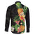 Hawaii Pineapple Tropical Family Matching Summer Maxi Dress and Hawaiian Shirt Colorful Hibiscus Plumeria