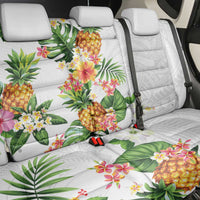 Hawaii Pineapple Tropical Back Car Seat Cover Luminous Hibiscus Plumeria LT01 - Polynesian Pride