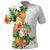 Hawaii Pineapple Tropical Polo Shirt Luminous Hibiscus Plumeria