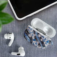 Ninamu Tahiti Tiare Monstera AirPods Case Polynesian Pattern Curve Style - Polynesian Pride