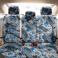 Ninamu Tahiti Tiare Monstera Back Car Seat Cover Polynesian Pattern Curve Style - Polynesian Pride