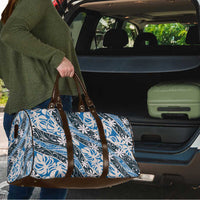 Ninamu Tahiti Tiare Monstera Travel Bag Polynesian Pattern Curve Style - Polynesian Pride
