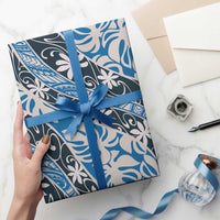 Ninamu Tahiti Tiare Monstera Wrapping Paper Polynesian Pattern Curve Style - Polynesian Pride