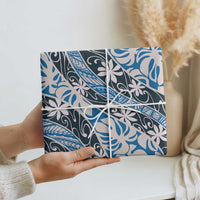 Ninamu Tahiti Tiare Monstera Wrapping Paper Polynesian Pattern Curve Style - Polynesian Pride