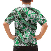Matie Tahiti Tiare Monstera Hawaiian Shirt Polynesian Pattern Curve Style - Polynesian Pride