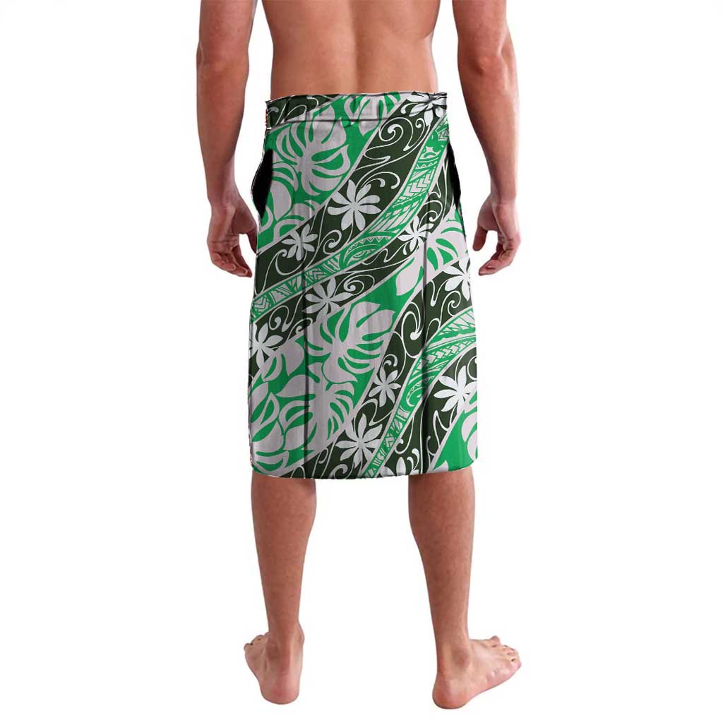 Matie Tahiti Tiare Monstera Lavalava Polynesian Pattern Curve Style - Polynesian Pride