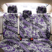 Vareau Tahiti Tiare Monstera Back Car Seat Cover Polynesian Pattern Curve Style - Polynesian Pride
