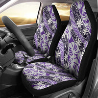 Vareau Tahiti Tiare Monstera Car Seat Cover Polynesian Pattern Curve Style - Polynesian Pride