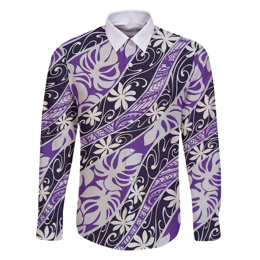 Vareau Tahiti Tiare Monstera Family Matching Mermaid Dress and Hawaiian Shirt Polynesian Pattern Curve Style - Polynesian Pride