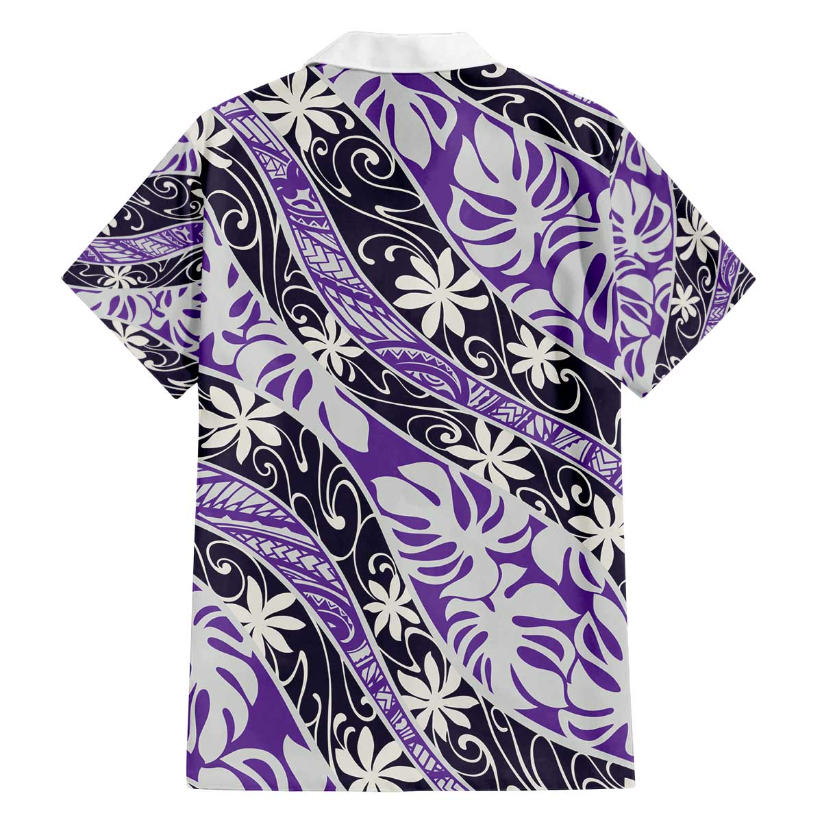 Vareau Tahiti Tiare Monstera Family Matching Off The Shoulder Long Sleeve Dress and Hawaiian Shirt Polynesian Pattern Curve Style - Polynesian Pride