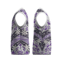 Vareau Tahiti Tiare Monstera Christmas Knitted V-Neck Vest Polynesian Pattern Curve Style - Polynesian Pride