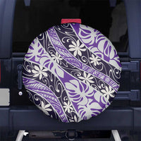 Vareau Tahiti Tiare Monstera Spare Tire Cover Polynesian Pattern Curve Style - Polynesian Pride
